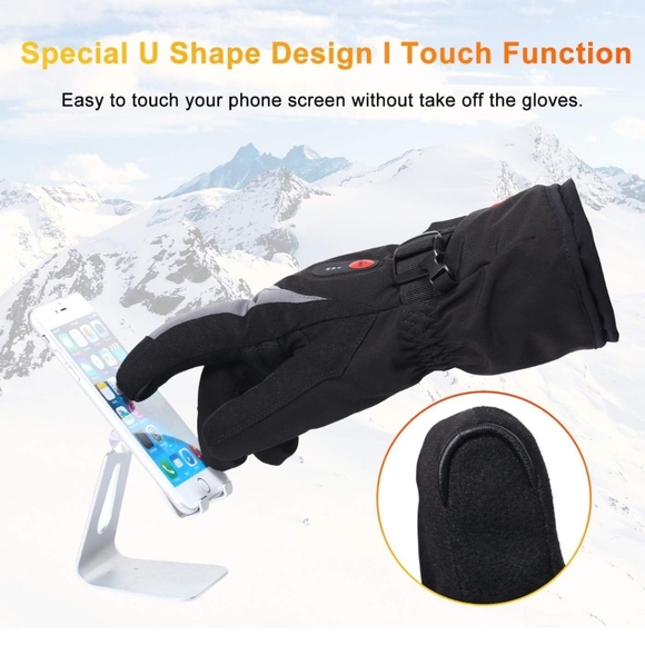 Heated Gloves (Touch Screen) - Picture 2 of 6